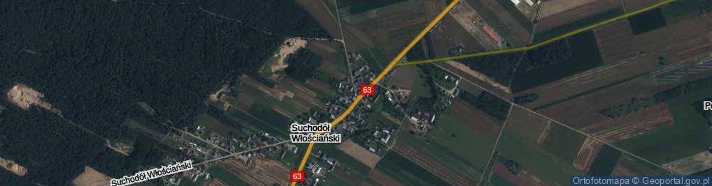 Zdjęcie satelitarne Suchodół Szlachecki ul.
